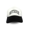 GETRICHEASY - VARSITY LOGO CAP / WHITE-BLACK