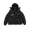 GLOGANG - GLOCLER FLARE COLLAR PUFFER JACKET / BLACK