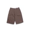 GETRICHEASY - LOOSE STRAIGHT COTTON SHORTS / OLIVE