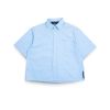 GETRICHEASY - CROP CUBAN SHIRT / LIGHT BLUE