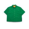 GETRICHEASY - CROP CUBAN SHIRT / GREEN