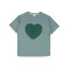 KAY3 - GREEN HEART TEE / GREEN