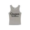 FALLEN ANGELS - QUEEN TANK TOP / GRAY