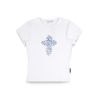 FALLEN ANGELS - CROSS TEE / WHITE