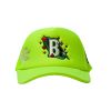 BLUE PLANET  TRIPPY B  TRUCKER HAT / TRIPLE GREEN