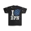 BLUE PLANET - I LOVE BPN TEE / BLACK