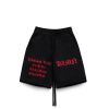 DXMN - ALREADY FAMOUS SHORT PANTS / BLACK-RED