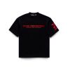 DXMN - ALREADY FAMOUS OVERSIZED TEE / BLACK-RED