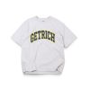 GETRICHEASY - VARSITY LOGO TEE / GREY