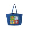 GETRICHEASY - VARSITY TOTE BAG / BLUE