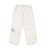 GETRICH AND WE GO HOME - DOUBLE KNEE PANTS / WHITE