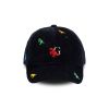 GETRICH AND WE GO HOME - EMBROIDERY DINOSAUR CAP / NAVY